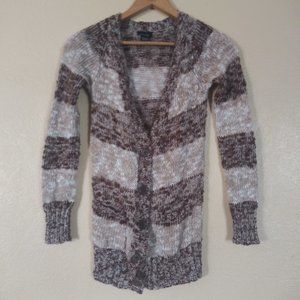 Rue 21 Brown Knit Cardigan Sweater Women's Small